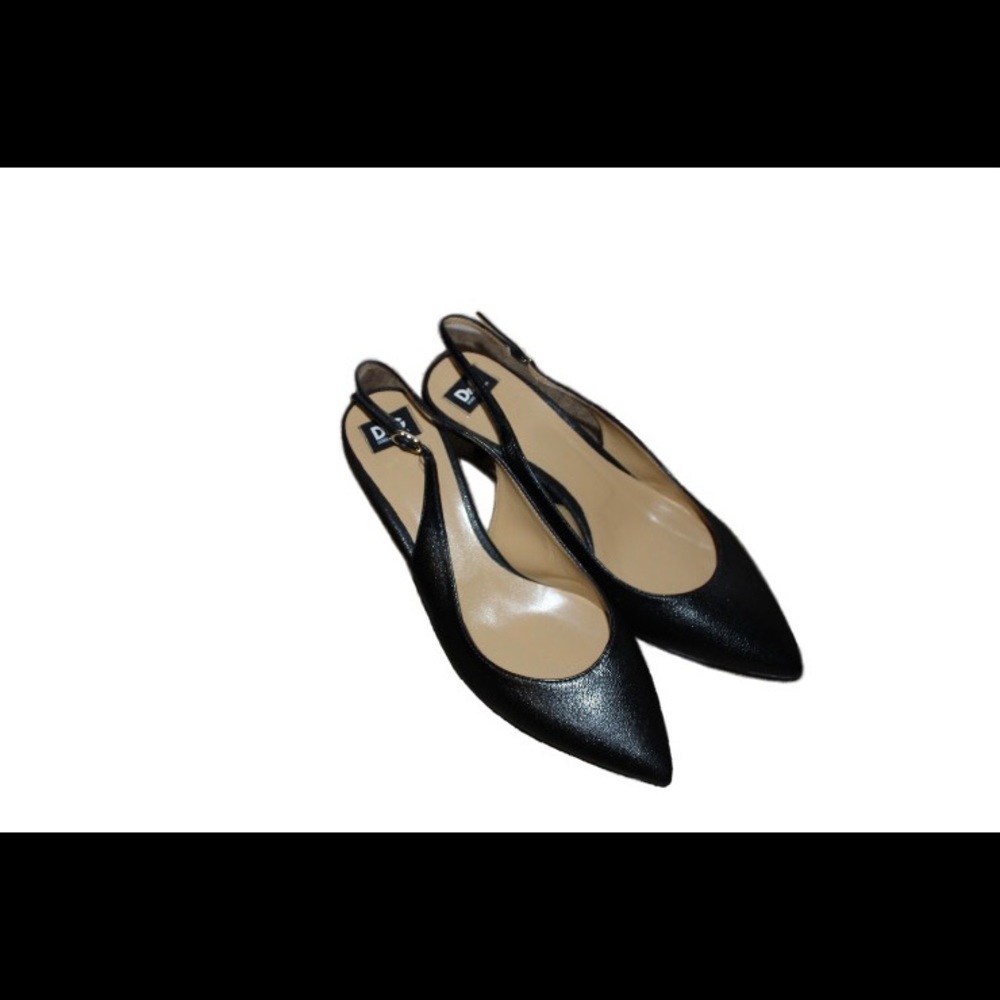RARE VINTAGE BLACK DOLCE & GABBANA BUCKLED STRAP HEELS